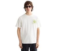 Scotch & Soda Front Left Chest Artwork T-Shirt Camiseta Hombre, Bright White, XL