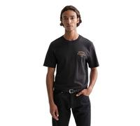 Scotch & Soda Front Left Chest Artwork T-Shirt Camiseta Hombre, Meteorite, L