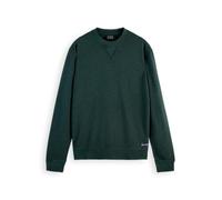 Scotch & Soda Garment Dye Structured Sweatshirt Sudadera, Amsterdam Green, XL para Hombre