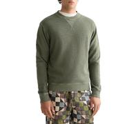 Scotch & Soda Garment Dye Structured Crewneck Sweatshirt, Sudadera Hombre, Thyme, M