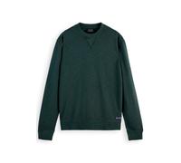 Scotch & Soda Garment Dye Structured Sweatshirt Amsterdam Green Talla: M | Jerséis Outlet | Hombre | Verde