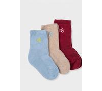 Scotch & Soda Girl 3pk Girls 1/2 Terry Crew Lt Blue/pastel Talla: M | Ropa Interior Outlet | Unisex | Azul