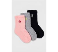 Scotch & Soda Girl 3pk Girls 1/2 Terry Crew Pink Talla: S | Ropa Interior Outlet | Unisex | Rosa