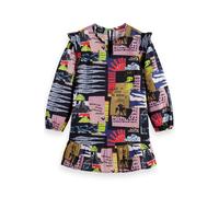 Scotch & Soda Girl All-over Printed Seersucker Dress Art Dept Collage Anth Talla: 12 | Vestidos Outlet | Unisex