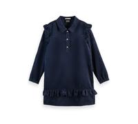 Scotch & Soda Girl Corduroy Dress With Ruffle Details Sky Captain Talla: 4 | Vestidos Outlet | Unisex | Blanco