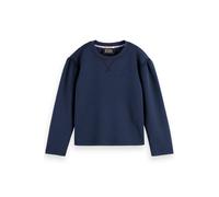 Scotch & Soda Girl Core - Relaxed-fit Modal-blend Crewneck Sweatshirt Sky Talla: 10 | Chalecos Outlet | Unisex