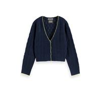 Scotch & Soda Girl Lightweight Ajour-knitted Cardigan Sky Captain Melange Talla: 16 | Chalecos Outlet | Unisex