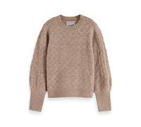 Scotch & Soda Girl Lightweight Ajour-knitted Pullover Eggnog Melange Talla: 8 | Chalecos Outlet | Unisex