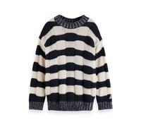 Scotch & Soda Girl Loose-fit Chunky Striped Pullover Sky Captain Talla: 8 | Chalecos Outlet | Unisex