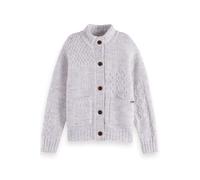 Scotch & Soda Girl Patchwork Melange Alpaca-blend Cardigan Light Grey Mela Talla: 12 | Chaquetas Outlet | Unisex | Gris