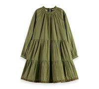 Scotch & Soda Girl Pretty Cotton Easy Dress With Lurex Details New Militar Talla: 4 | Vestidos Outlet | kids | Blanco