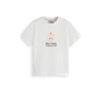 Scotch & Soda Girl Regular-fit T-shirt With Front Artwork White Talla: 14 | Camisetas Outlet | Unisex | Blanco