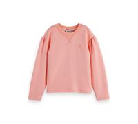 Scotch & Soda Girl Relaxed-fit Modal-blend Crewneck Sweatshirt Apricot Blu Talla: 14 | Outlet | Unisex | Naranja