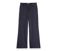 Scotch & Soda Girl Wide-leg Pinstripe Pants Charcoal Cerulean Pinstripe Talla: 4 | Pantalones Outlet | Unisex | Negro