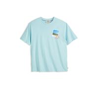 Scotch & Soda Graphic Tee Canal Blue Talla: M | Camisetas con Decoración Impresa Outlet | Hombre | Azul