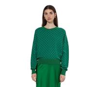 Scotch & Soda Jacquard Relaxed-Fit Pullover, Suéter Mujer, Bright Green, L