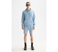 Scotch & Soda Jacquard Terry Hoodie Faded Denim Talla: XXL | Sudaderas con Capucha Outlet | Hombre | Azul