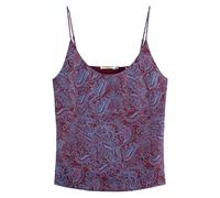 Scotch & Soda Jersey Woven Tank Blue Mountain Paisley Lake Blue Talla: 34 | Camisetas de Tirantes Outlet | Mujer | Azul