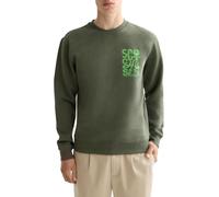Scotch & Soda Left Chest Logo Crewneck Sweatshirt, Sudadera Hombre, Thyme, M