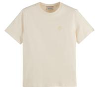 Scotch & Soda Left Front Artwork T-Shirt, Camiseta Mujer, Off White, XS