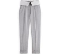 Scotch & Soda Lily Waist Flap High Rise Tailored Pant Light Grey Melange Talla: 32 | Pantalones Rectos Outlet | Mujer | Gris