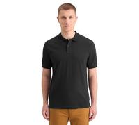 Scotch & Soda Core-Logo Pique Polo, Black, XL para Hombre