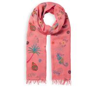 Scotch & Soda Long Scarf With Embroidery Sea Life Embroidery Talla: OS | Outlet | Mujer | Blanco