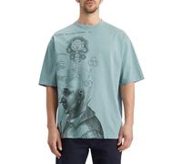 Scotch & Soda Loose Fit Embassy Of The Free Mind Artwork T-shirt Bay Blue Talla: S | Camisetas con decoración impresa Outlet | Hombre | Azul