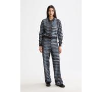 Scotch & Soda Lurex Jacquard Trousers Charcoal Art Talla: M | Pantalones Deportivos Outlet | Mujer | Negro