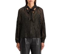 Scotch & Soda Lurex Top With Bow Neck Evening Black Talla: 40 | Blusas Outlet | Mujer | Negro