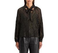 Scotch & Soda Lurex Top With Bow Neck Evening Black Talla: 40 | Blusas Outlet | Mujer | Negro