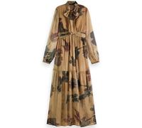 Scotch & Soda Maxi Dress Lurex Poetry Tapestry Military Talla: 36-R | Vestidos Midi Outlet | Mujer