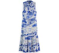 Scotch & Soda Maxi Fluid Utility Dress Journey Of The Free Mind Blue Talla: 38/R | Vestidos Maxi Outlet | Mujer | Azul