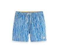 Scotch & Soda Mid Length Swimshort Pantalones Cortos de Tabla Hombre, Vuur Island Stripe AOP, L