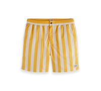 Scotch & Soda Mid Length Swimshort Pantalones Cortos de Tabla Hombre, Yellow Sun Stripe, XL
