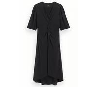 Scotch & Soda Midi Wrap Dress With Knot Detail Black Talla: 36 | Vestidos Midi Outlet | Mujer | Negro