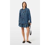 Scotch & Soda Mini Skirt With Gathering House Of Mirrors Blue Talla: L | Mini Faldas Outlet | Mujer | Azul