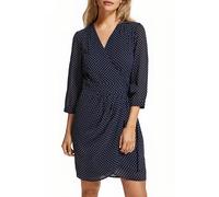 Scotch & Soda Mini Wrap Dress Polka Navy Blue Talla: 42 | Mini Vestidos Outlet | Mujer | Azul
