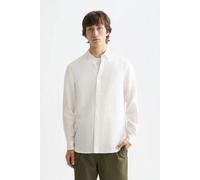 Scotch & Soda Linen Button-Down Shirt, Camiseta Hombre, Off White, S