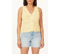 Scotch & Soda Open Knit Vest Golden Haze Talla: S | Cárdigan Outlet | Mujer | Amarillo