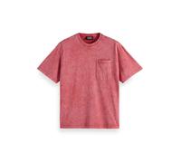 Scotch & Soda Pocket T-Shirt Camiseta Hombre, Dusty Red, S
