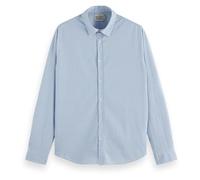 Scotch & Soda Seasonal Essentials Poplin Checked Shirt Blue Check Talla: XL | Camisas Casuales Outlet | Hombre | Azul