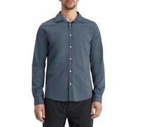 Scotch & Soda Seasonal Essentials Poplin Striped Shirt Camiseta, Night Stripe 6333, M para Hombre