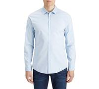 Scotch & Soda Poplin Shirt, Camisa, Hombre, Shirt Blue, S