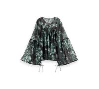 Scotch & Soda Printed Fil Coupe Top Camiseta Mujer (Pack de 1)