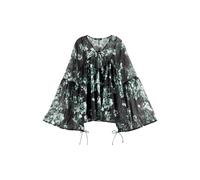 Scotch & Soda Printed Fil Coupe Top Nieuw Blossom Print Park Green Talla: 38 | Blusas Outlet | Mujer | Verde
