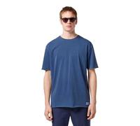 Scotch & Soda Raw Edge Relaxed-Fit T-Shirt, Camiseta Hombre, Atlantic Blue, XXL