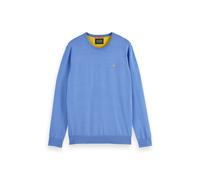 Scotch & Soda Regular-fit Ecovero Blend Crewneck Blue Bonnet Talla: S | Jerséis Outlet | Hombre | Azul