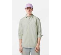 Scotch & Soda Regular Fit Striped Oxford Shirt Pistachio Stripe Talla: L | Camisas Casuales Outlet | Hombre | Verde