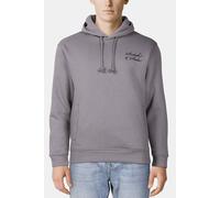 Scotch & Soda Relaxed Fit Fleece Graphic Hoodie Asphalt Talla: S | Sudaderas con Capucha Outlet | Hombre